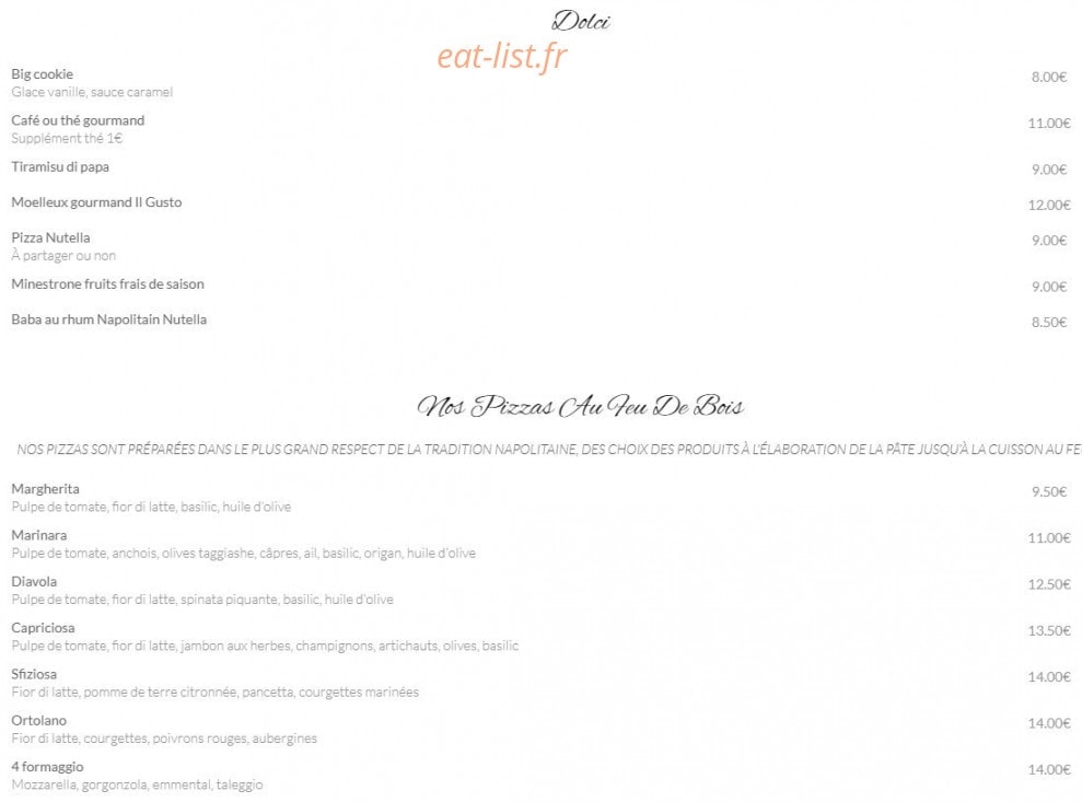 Il Gusto — carte page 6