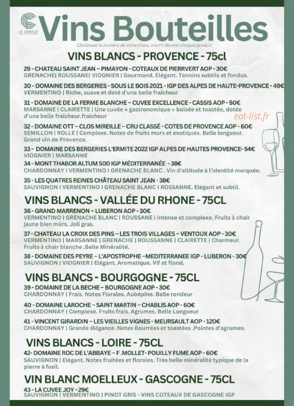 Le Cercle — carte page 9