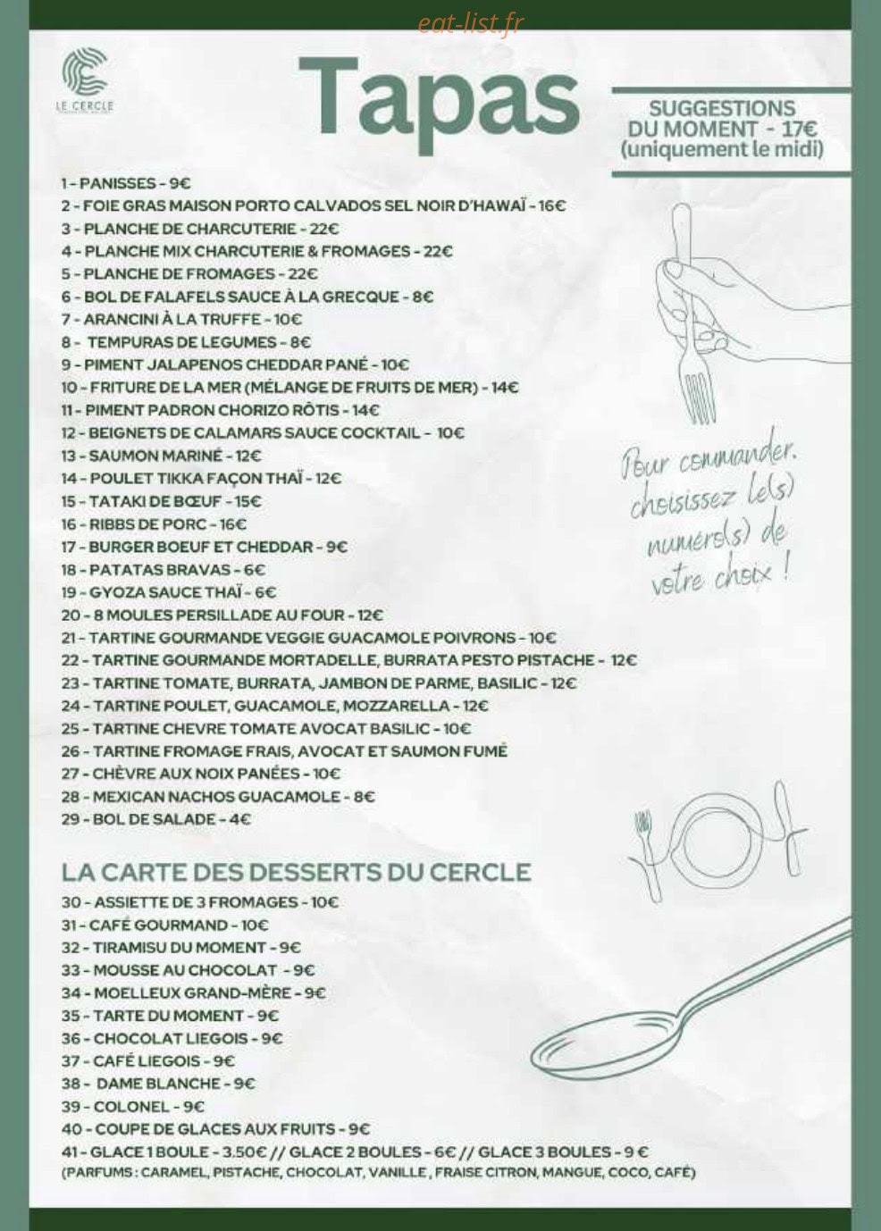 Le Cercle — carte page 5