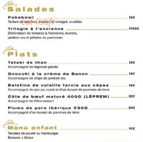Papa Joe — carte page 1