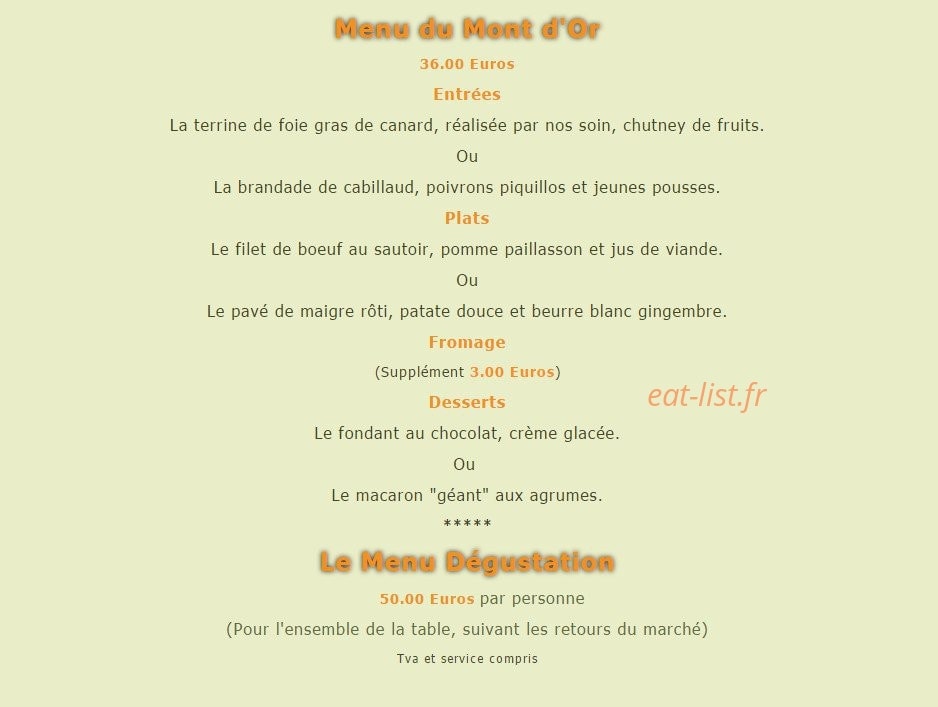 Sens & Saveurs — carte page 3