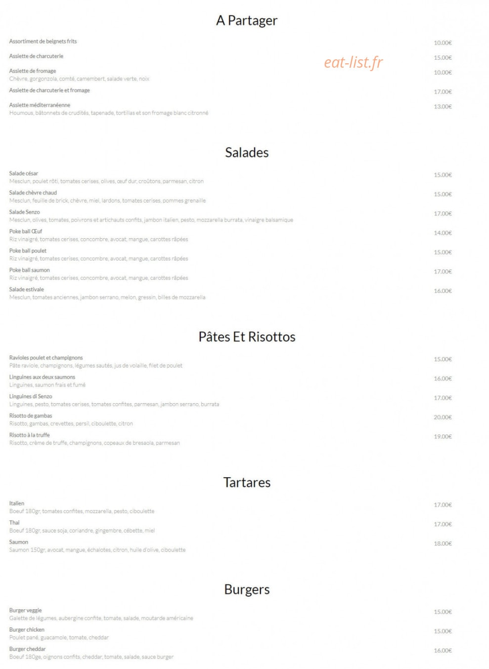 Senzo — carte page 1