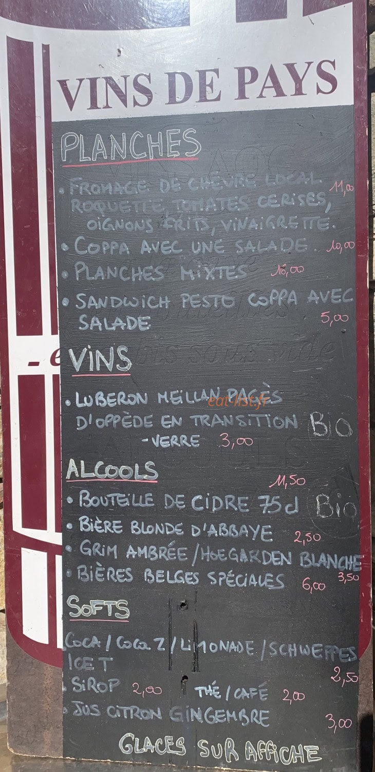 La Planche à Pain — carte page 1