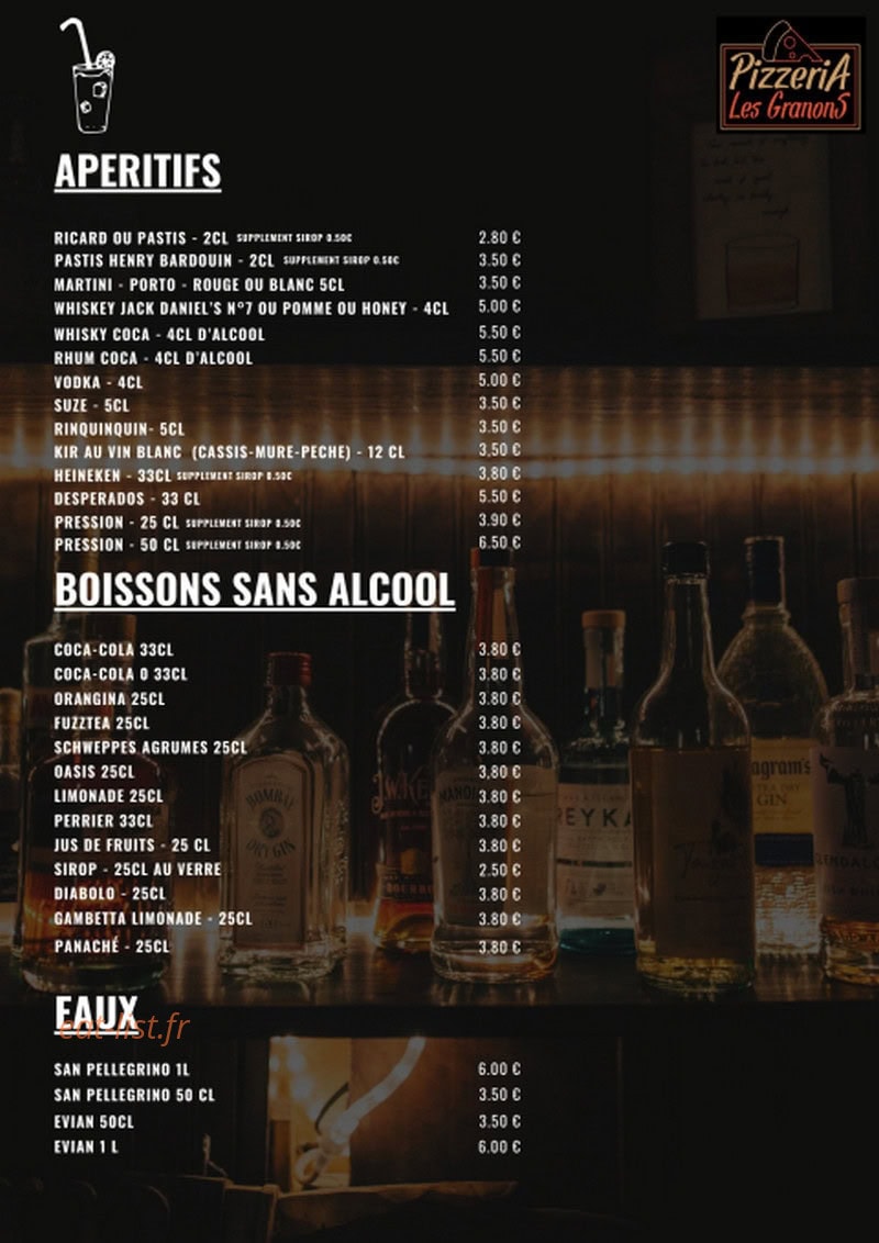 Les Granons — carte page 1