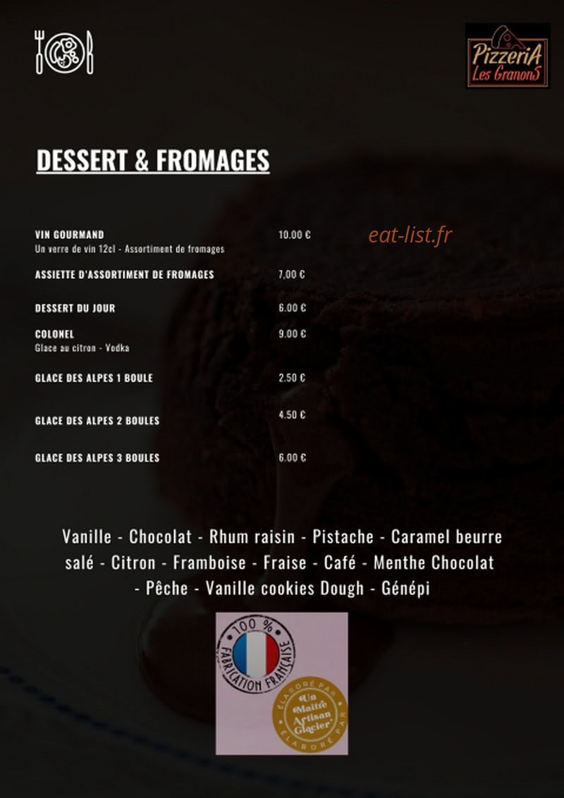 Les Granons — carte page 4