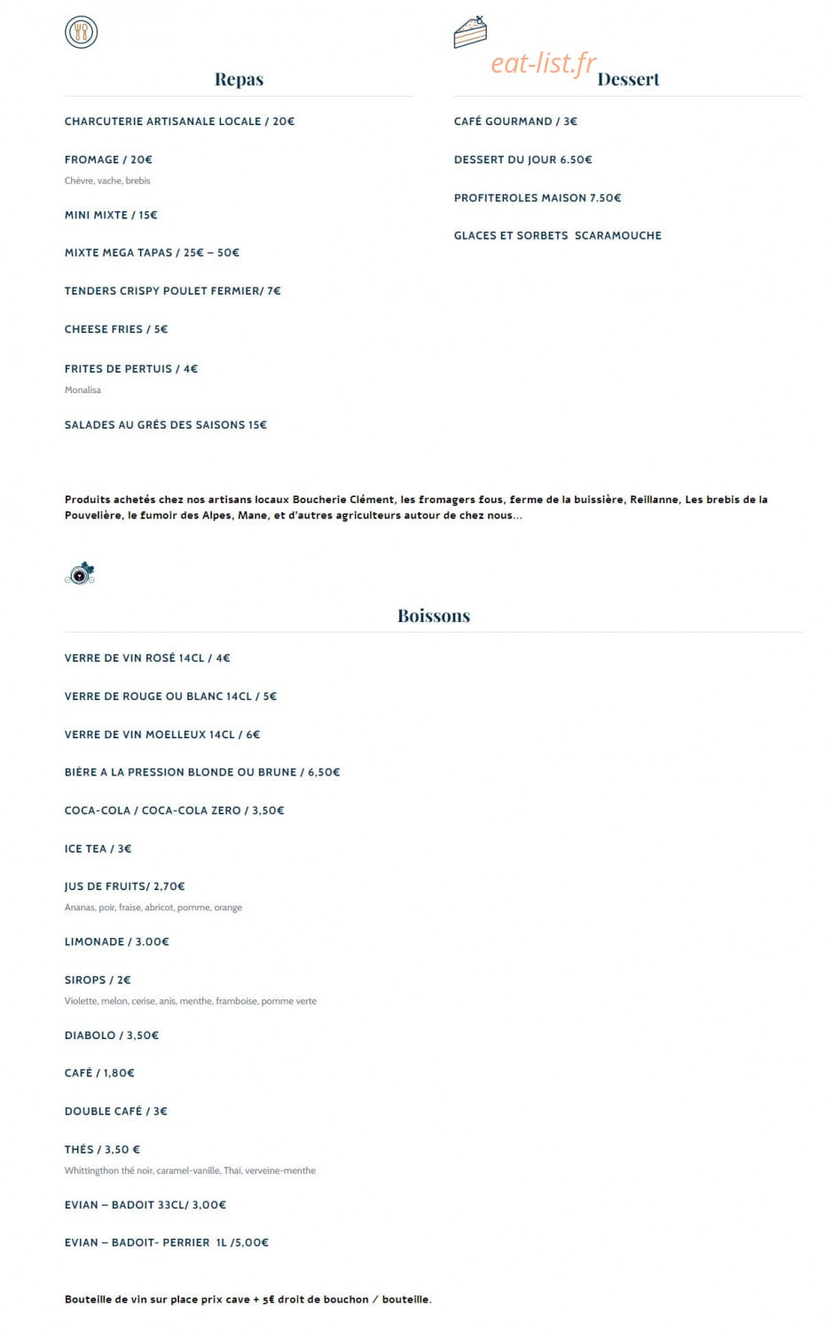 Parle à mon Cru — carte page 1