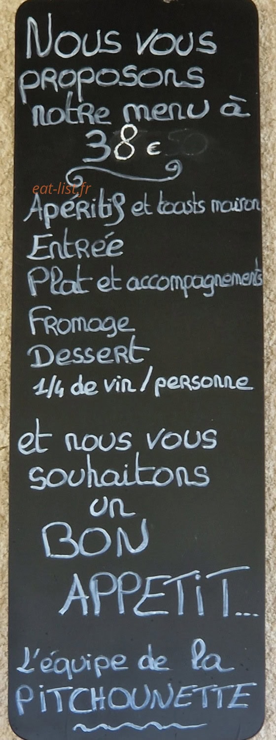 La Pitchounette — carte page 1