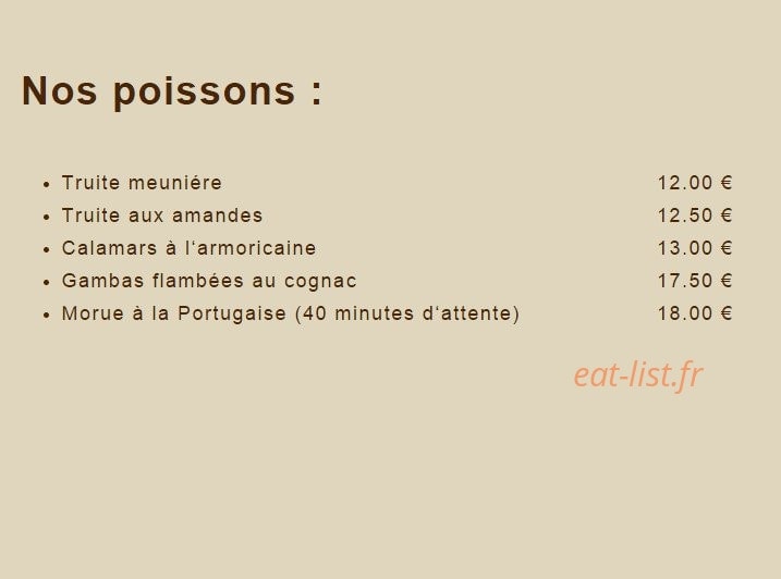Hôtellerie du Roc — carte page 4