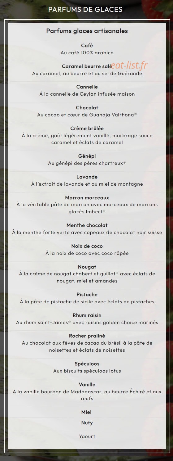 Idéal Bar — carte page 11