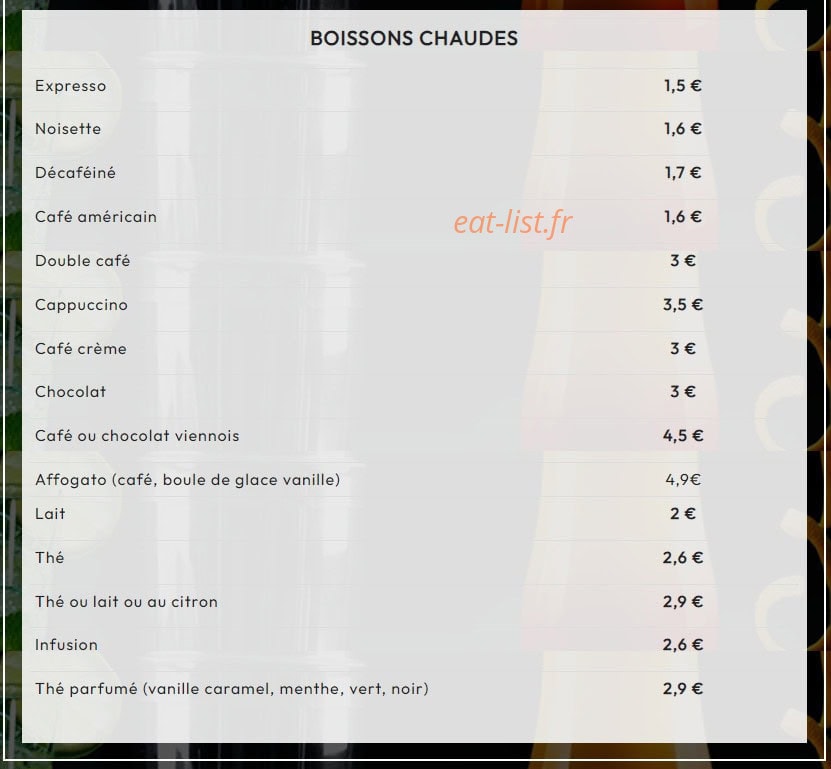 Idéal Bar — carte page 5
