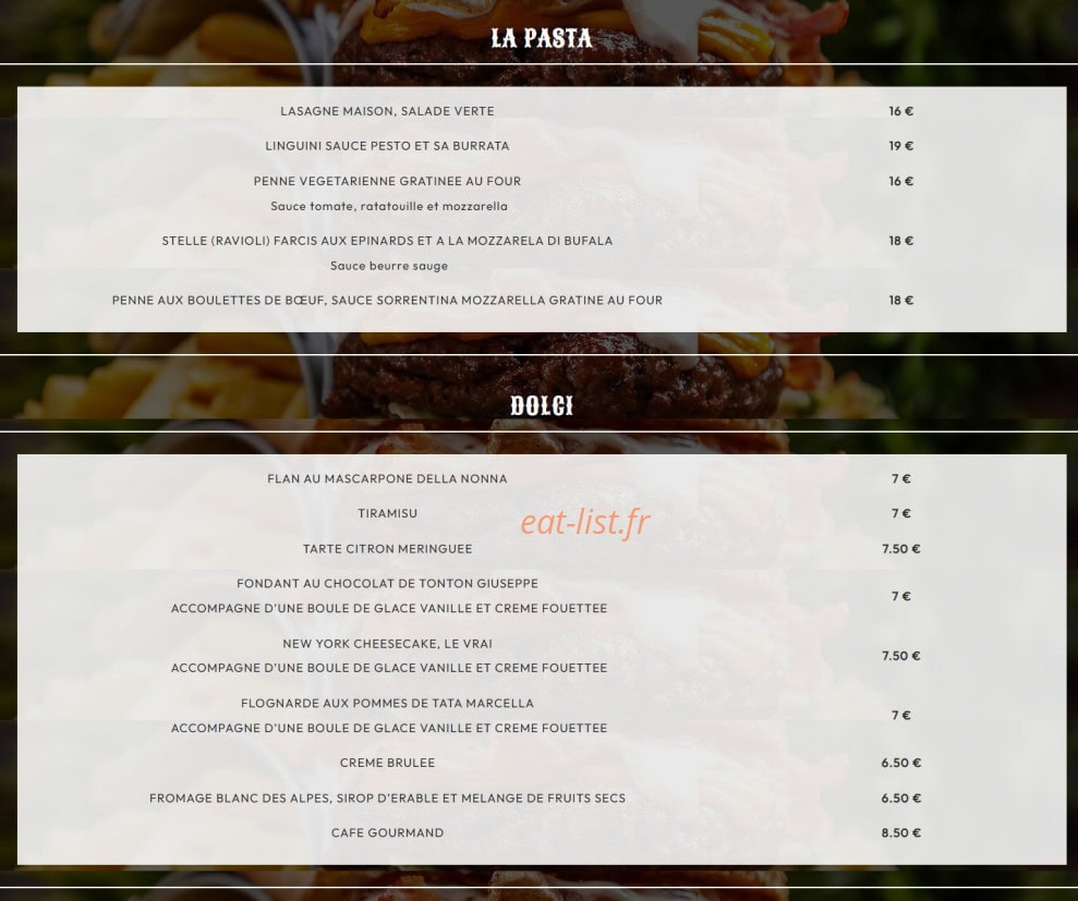 Idéal Bar — carte page 3