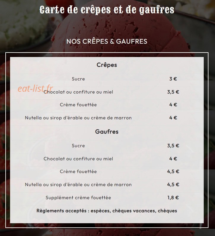 Idéal Bar — carte page 10