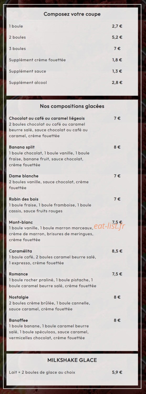 Idéal Bar — carte page 12