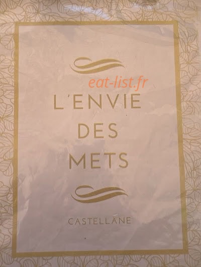 L'Envie des Mets — carte page 1