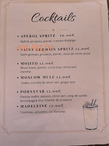 L'Envie des Mets — carte page 7
