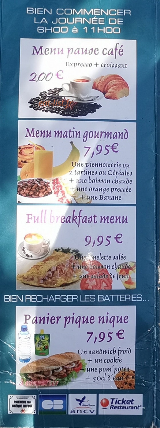 Joe Le Snacky — carte page 8