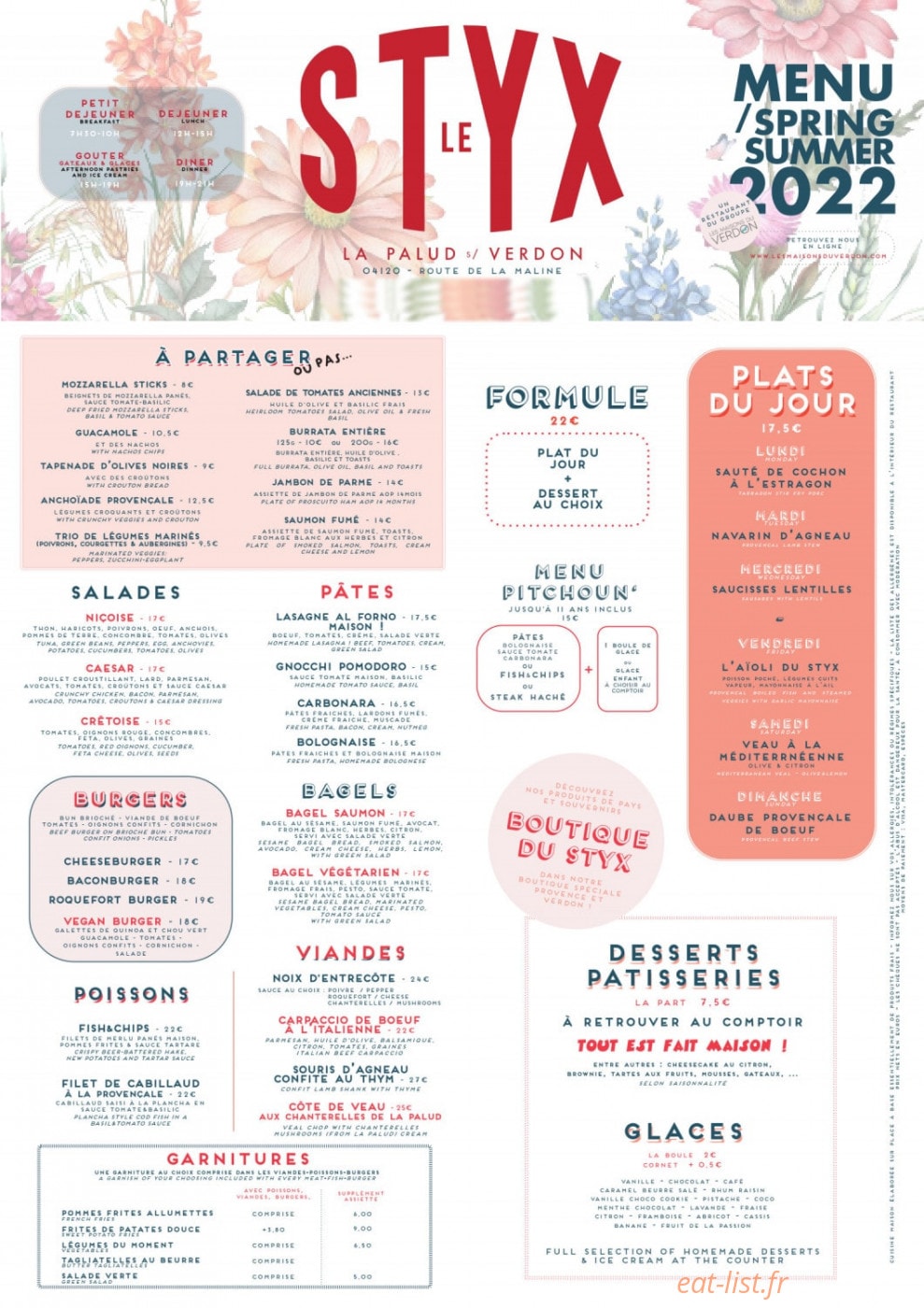 Le Provence — carte page 1