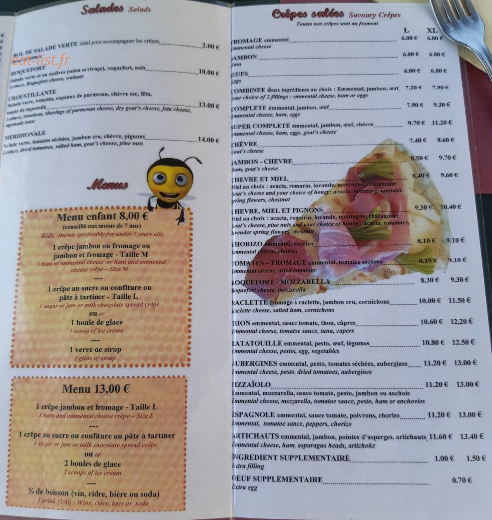 Le Mur d'Abeilles — carte page 1