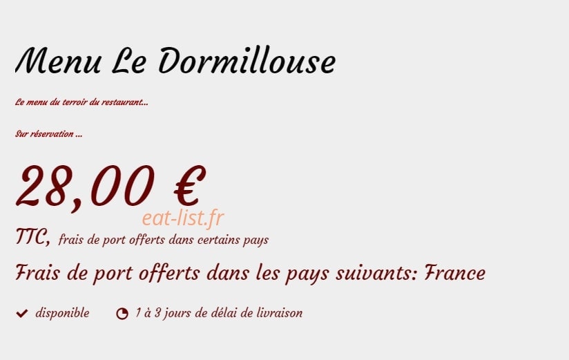 Le Dormillouse — carte page 1