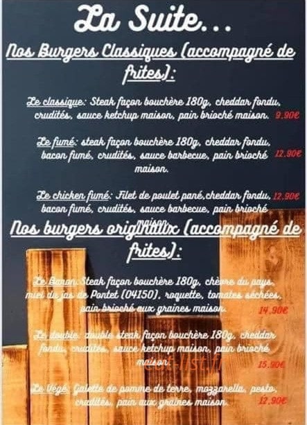 La Suite — carte page 2