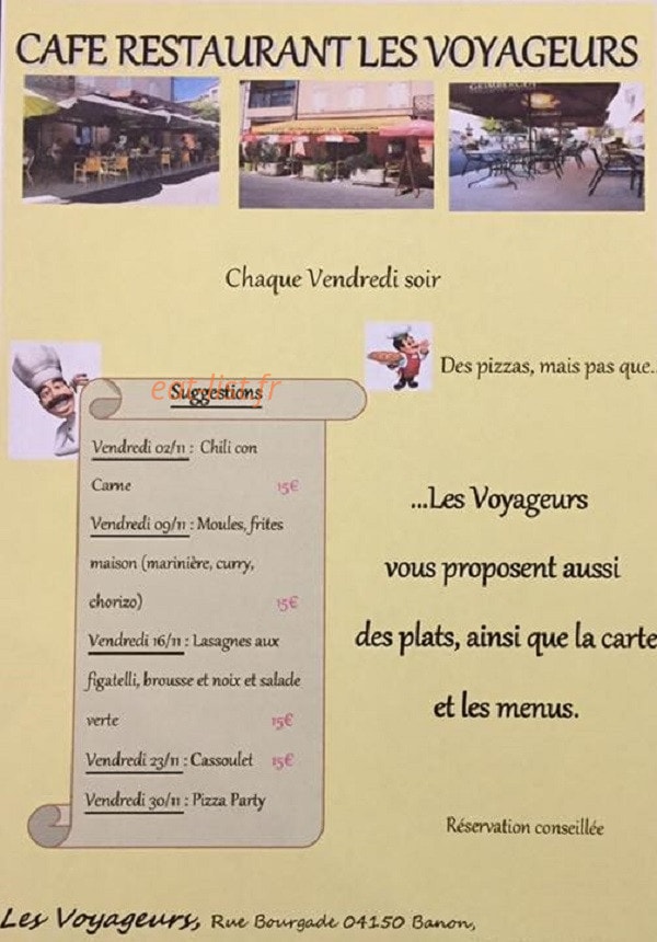Les Voyageurs — carte page 1