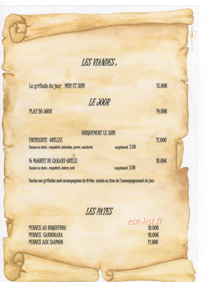 Snack du lac — carte page 4