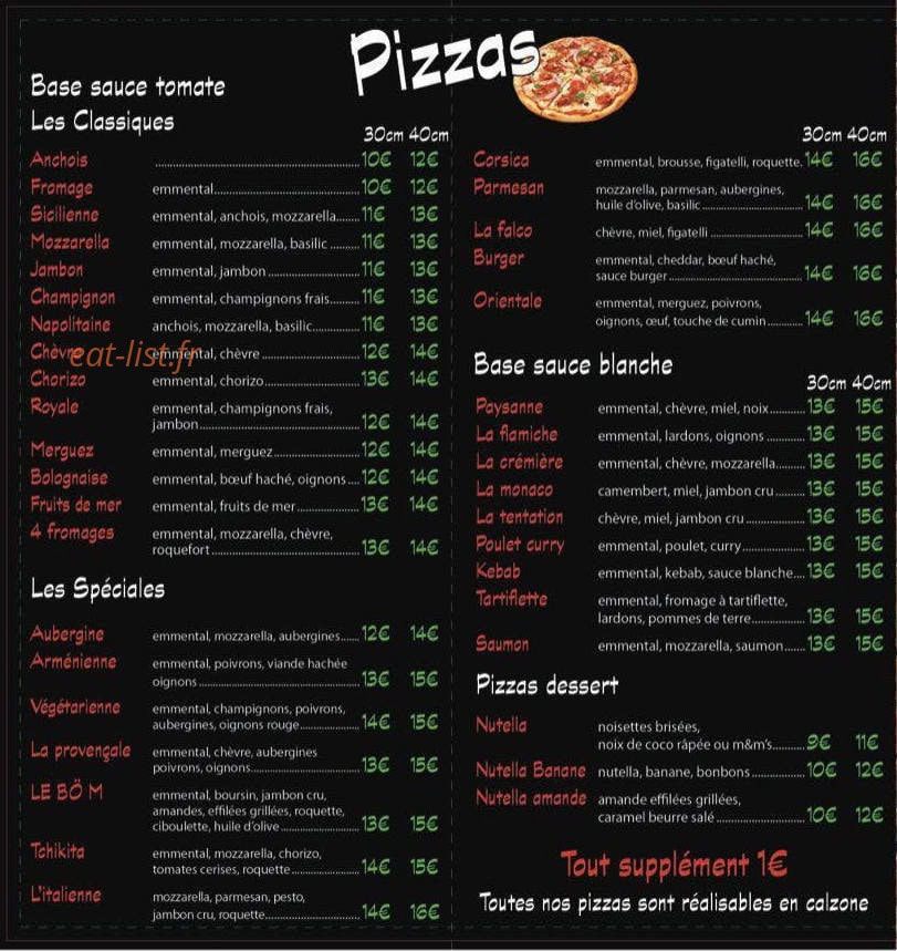 Le Bö’M — carte page 1