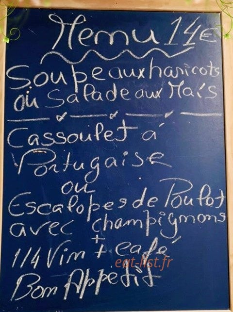 Le Mistrale Chez Gomes — carte page 1
