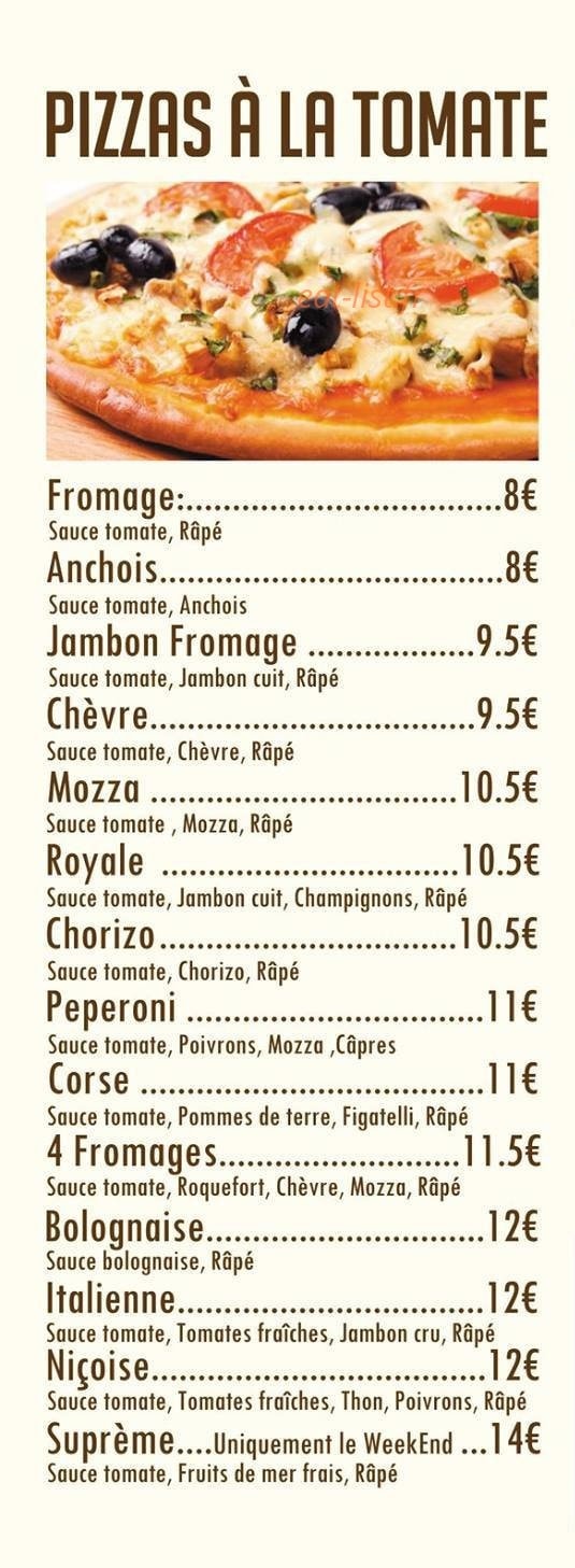 La Pâte à Pat — carte page 1