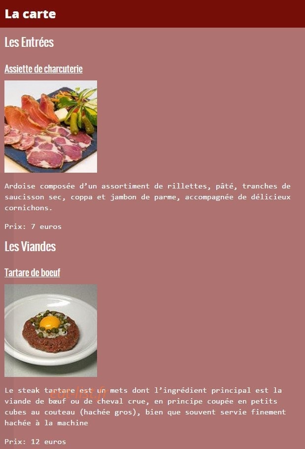 Little Havana — carte page 1