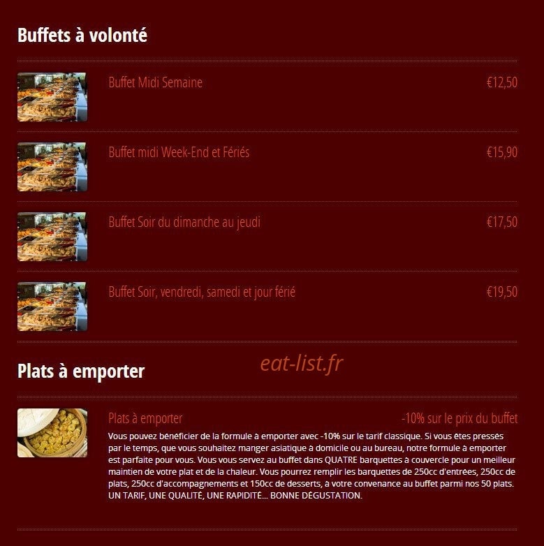 New Saigon — carte page 7