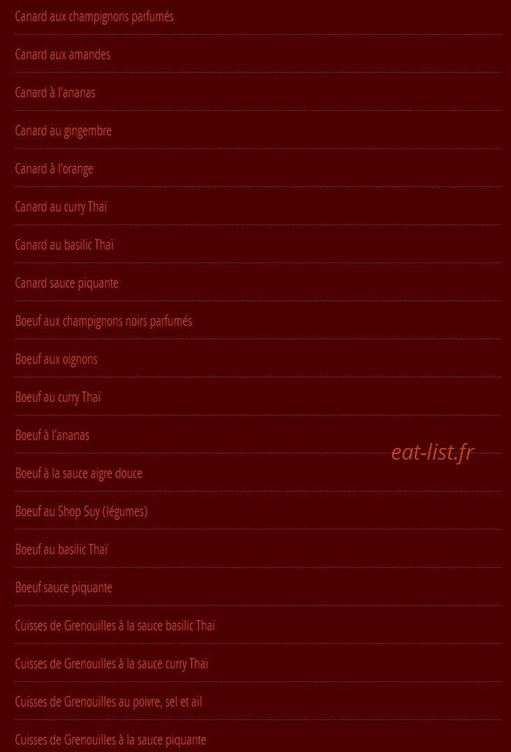 New Saigon — carte page 3