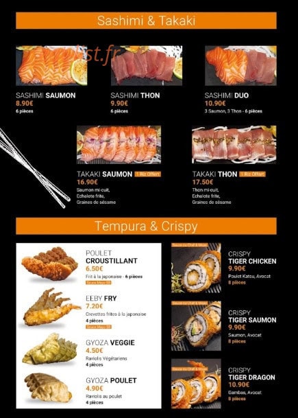 L’instant goumet — carte page 2