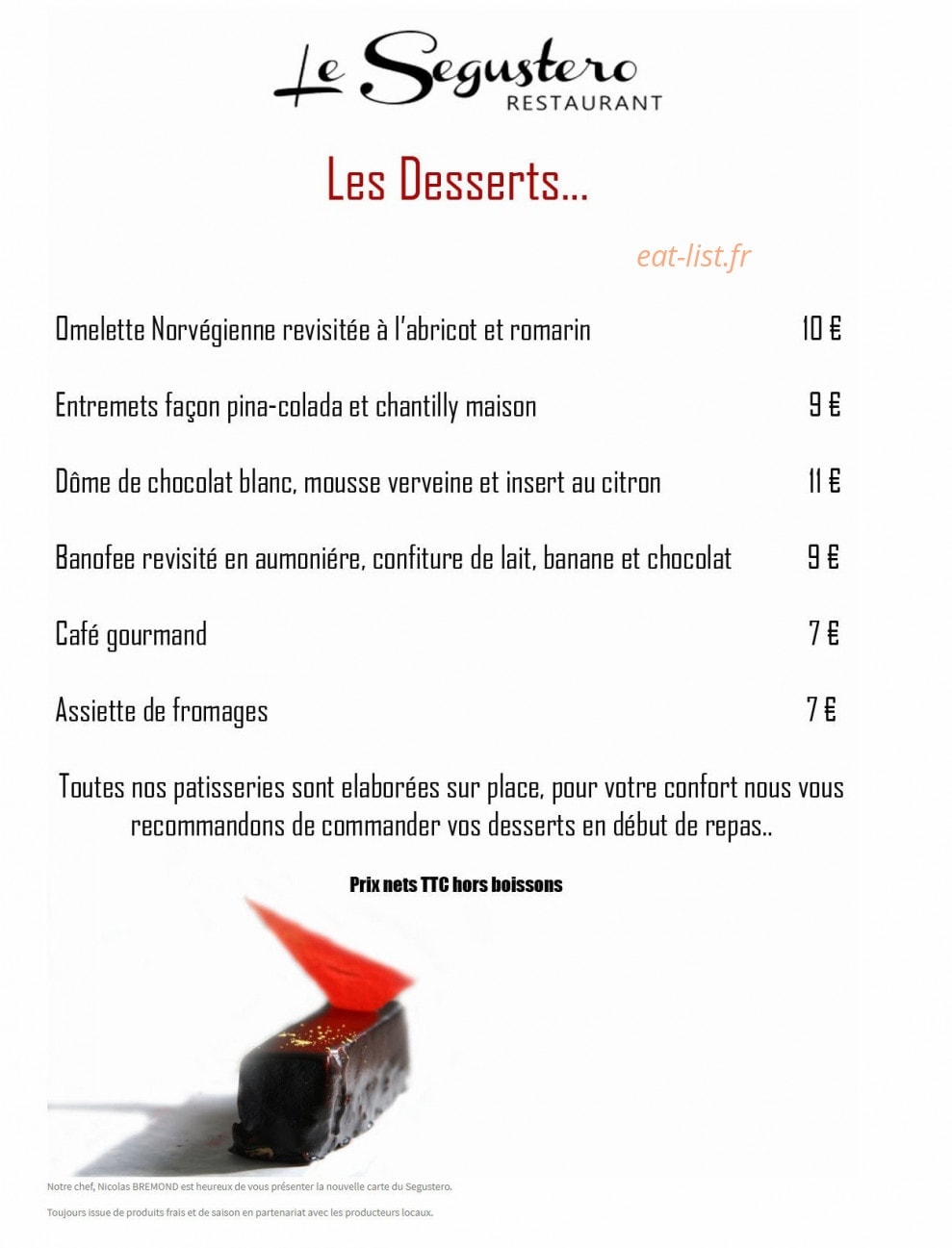 Le Segustero — carte page 3
