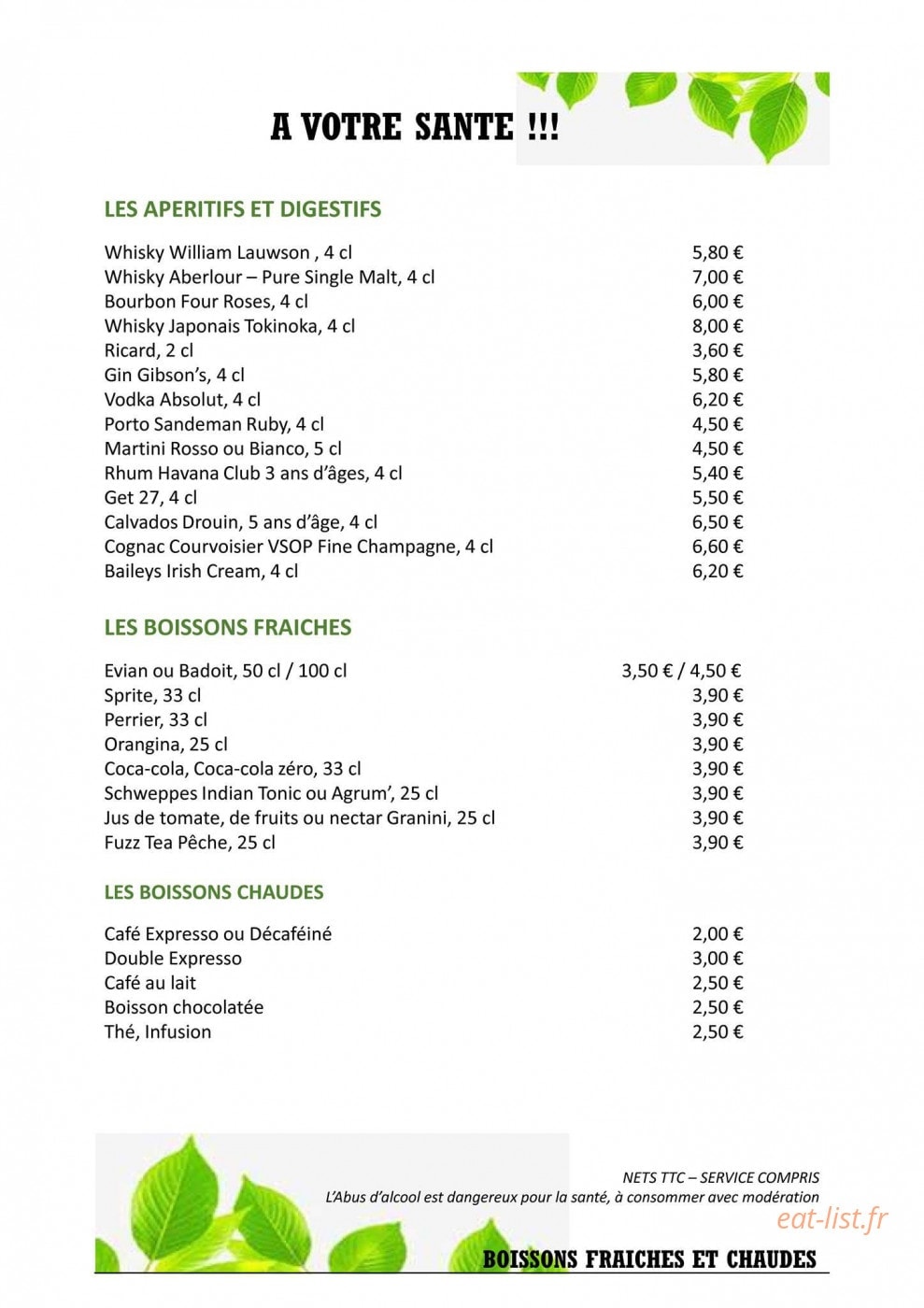 Les Tilleuls — carte page 5