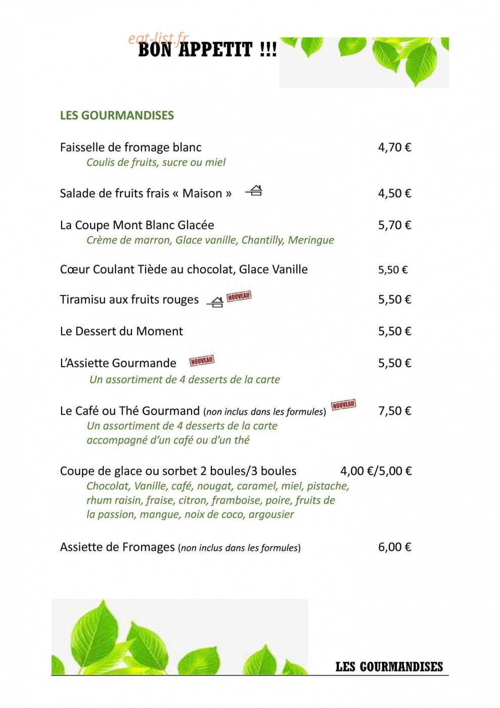 Les Tilleuls — carte page 4