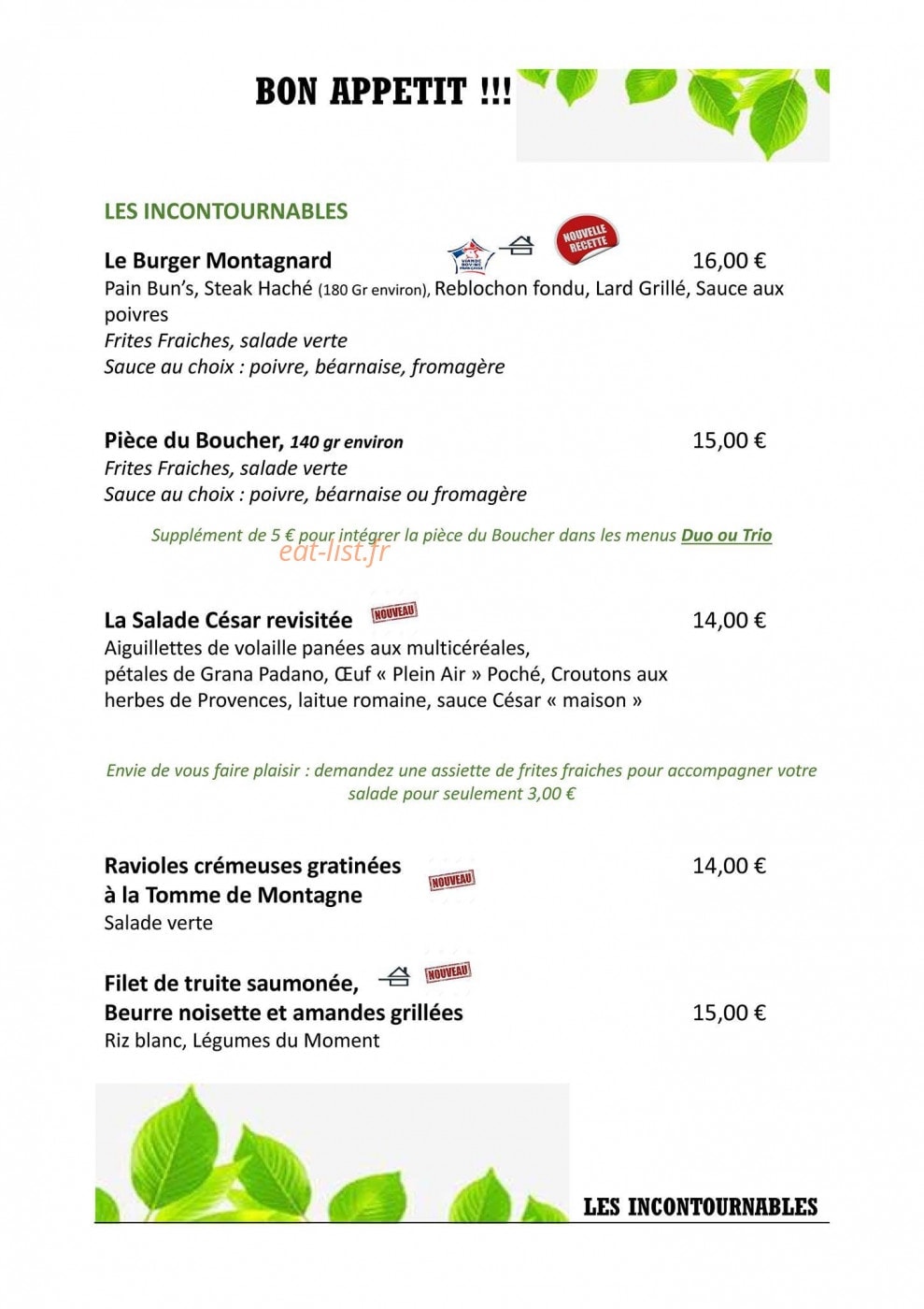 Les Tilleuls — carte page 3