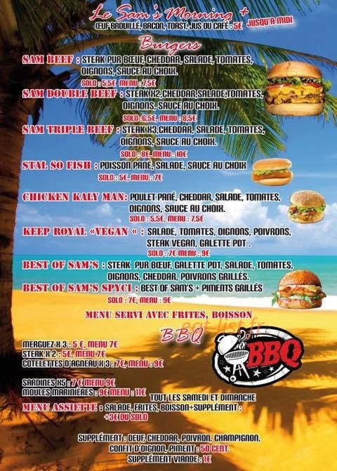 Sam’S summer-food — carte page 2