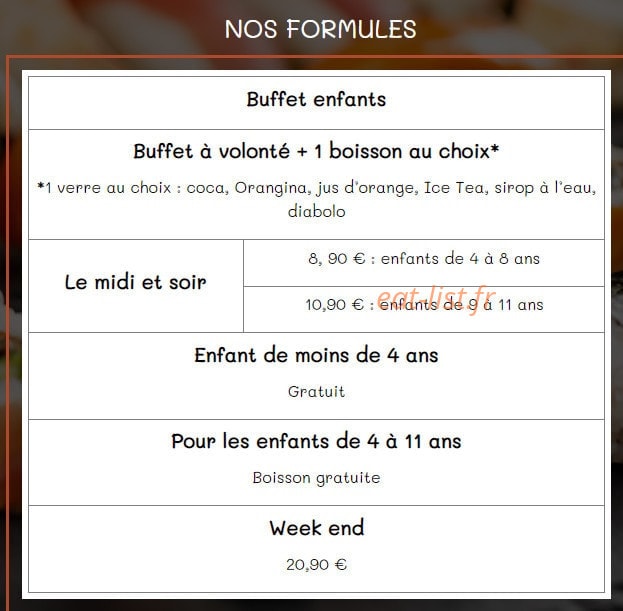 Sushi Grill — carte page 2