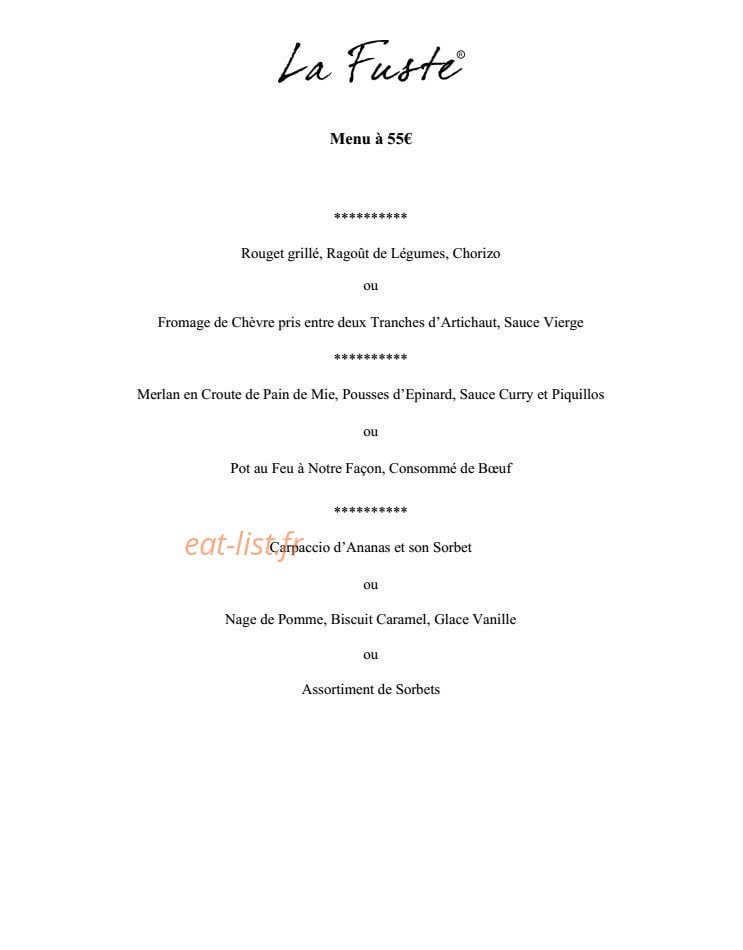 La Fuste — carte page 1