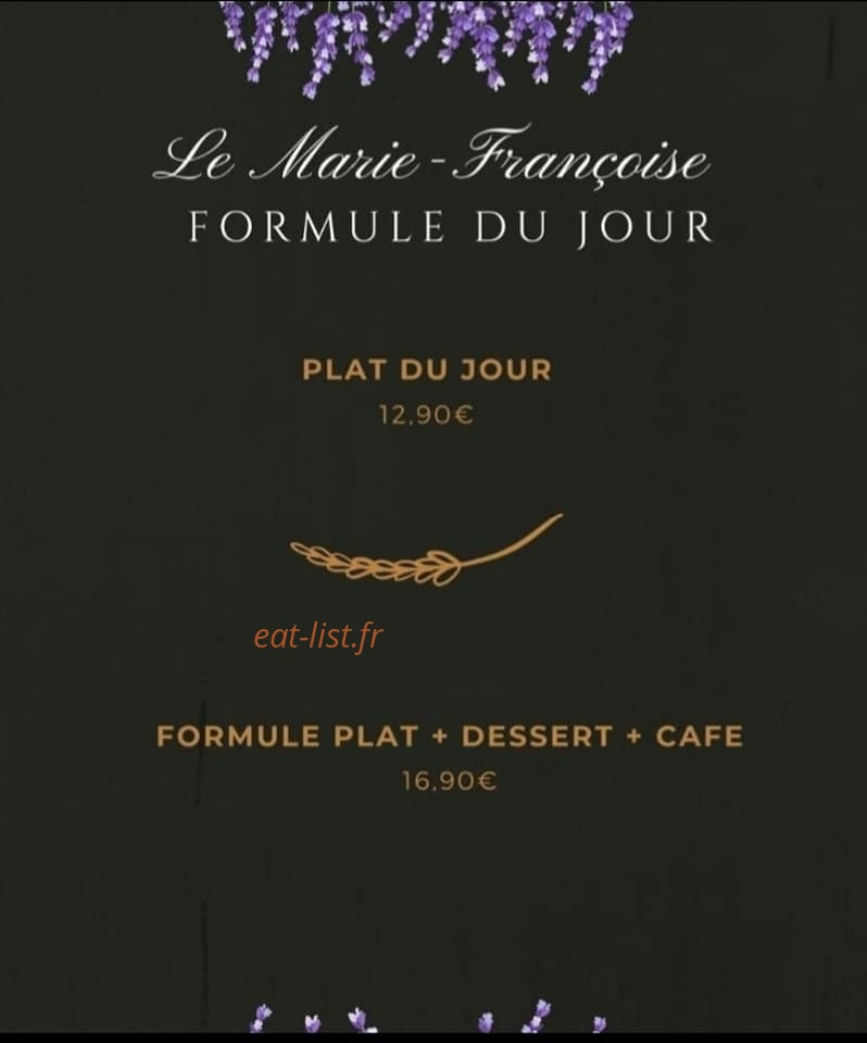 Le Marie-Françoise — carte page 1