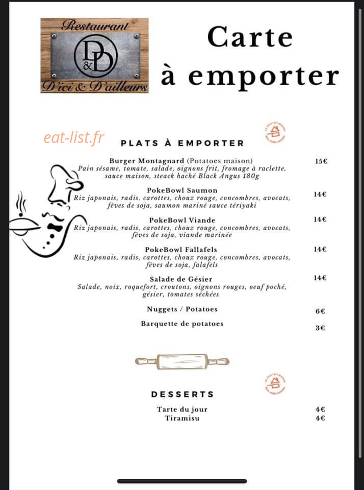 D’ici et d’ailleurs — carte page 1