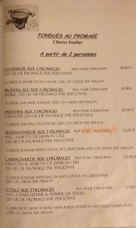 Le Bercail — carte page 2