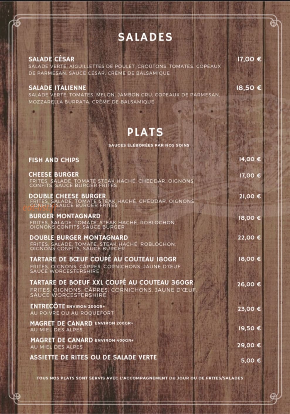 Rest'O Wap — carte page 4