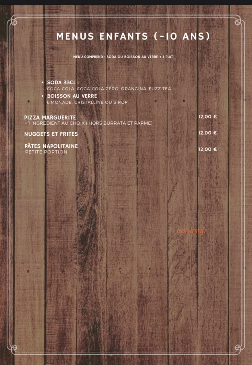Rest'O Wap — carte page 5