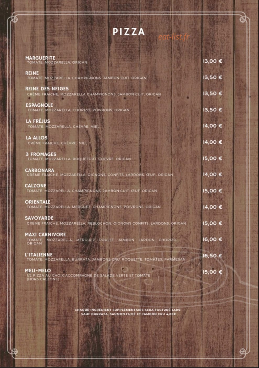 Rest'O Wap — carte page 2
