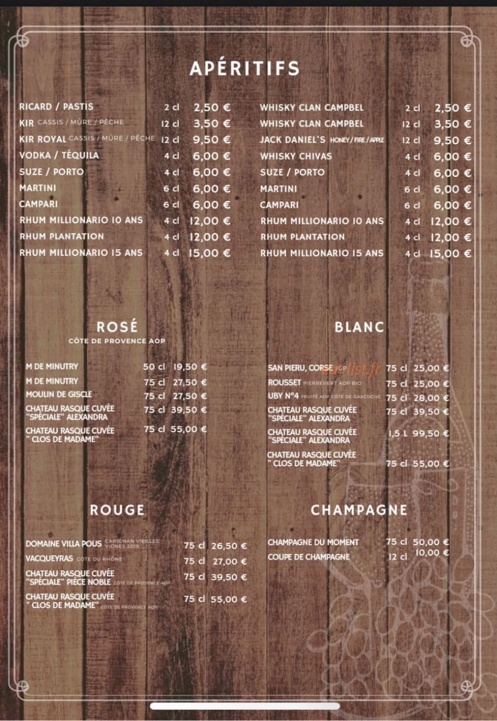 Rest'O Wap — carte page 9