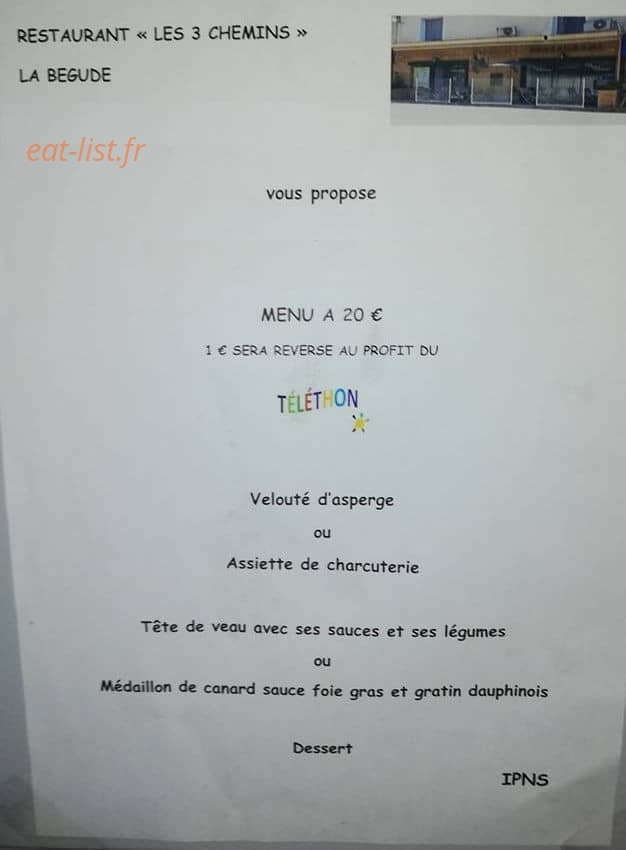 les trois chemins — carte page 1