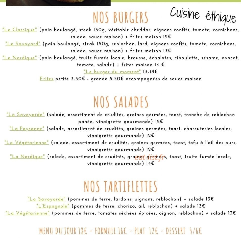 L'Entracte — carte page 1