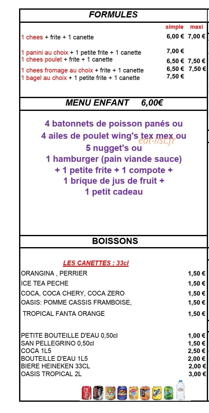 Le ptit creux — carte page 4